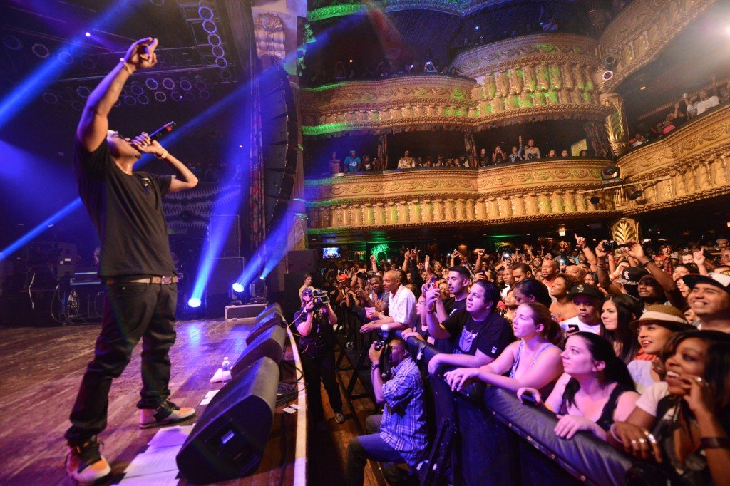 Nas Front of Stage Nas Front of Stage