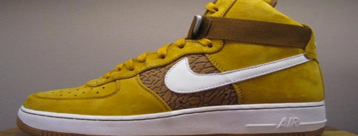 Nike Air Force 1 iD Elephant Print Samples